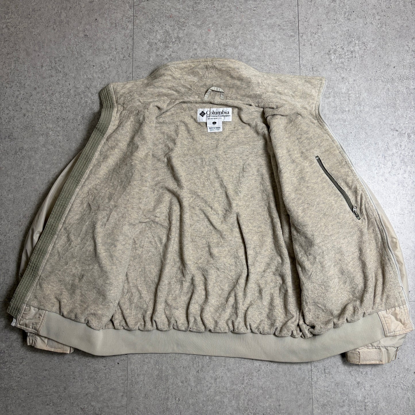 Columbiaフリースライナーナイロンジャケット古着