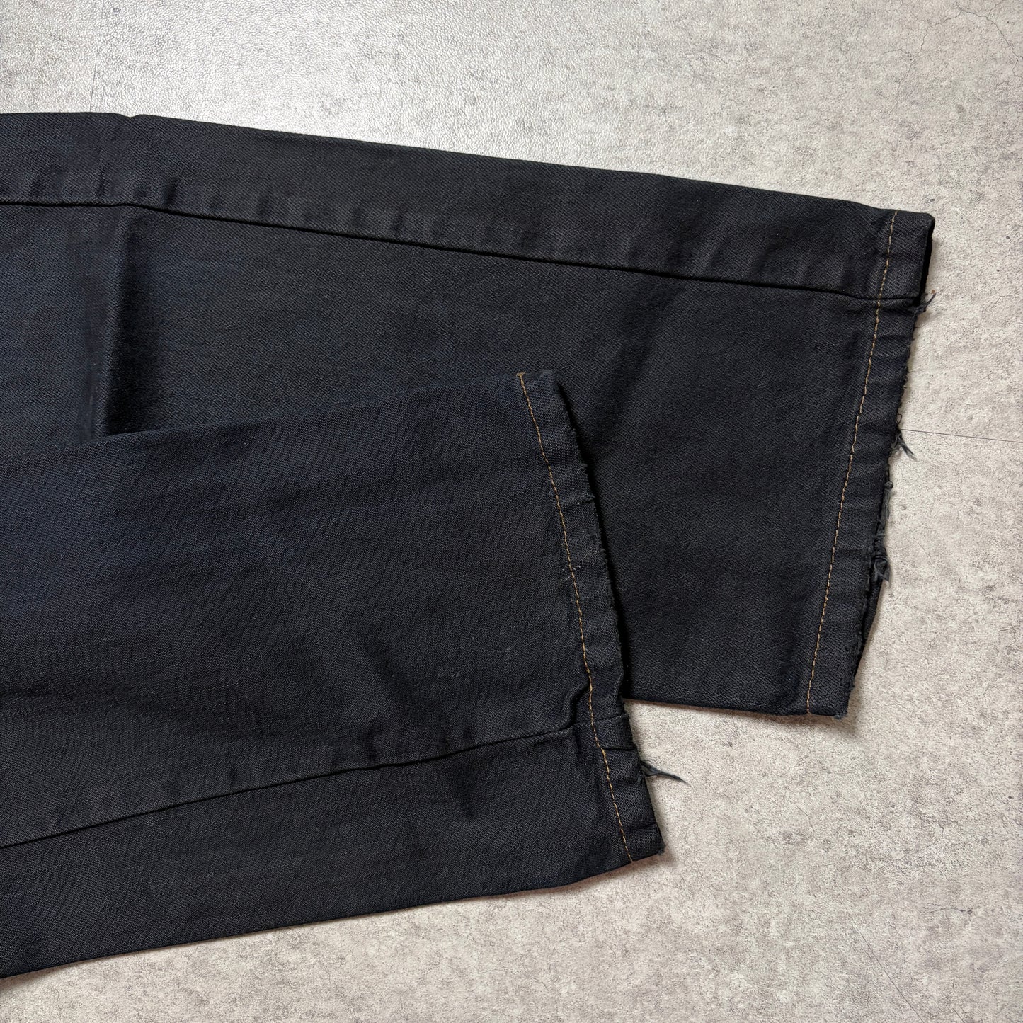 ネルシャツブラックデニムアメカジコーデ古着