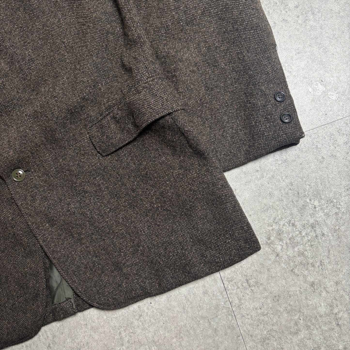 ハリスツィードシティボーイコーデ古着