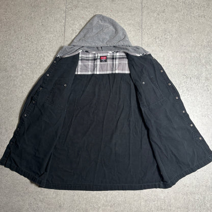 Wranglerシャツパーカー無骨ストリートコーデ古着