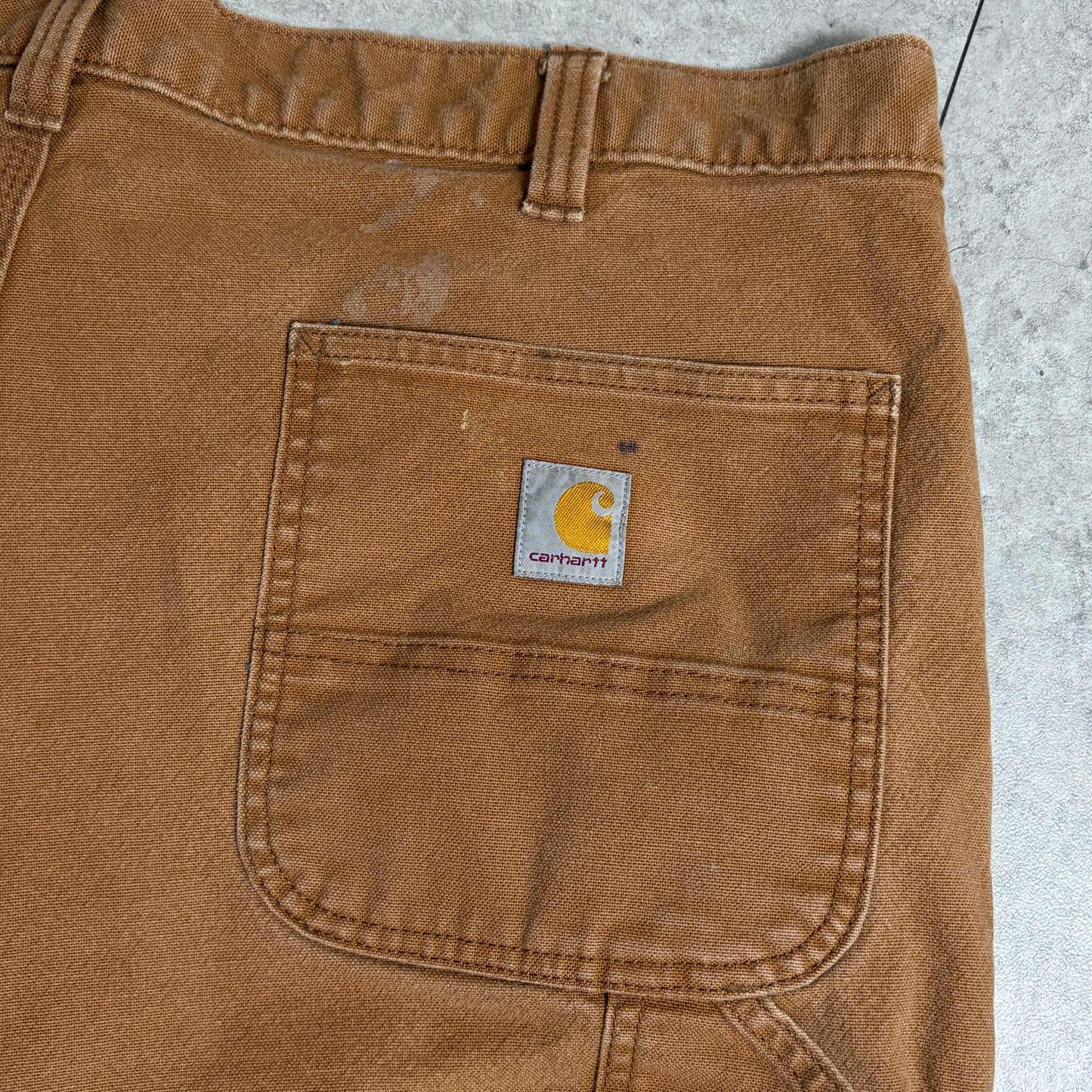 Carharttペインターパンツモールニット古着