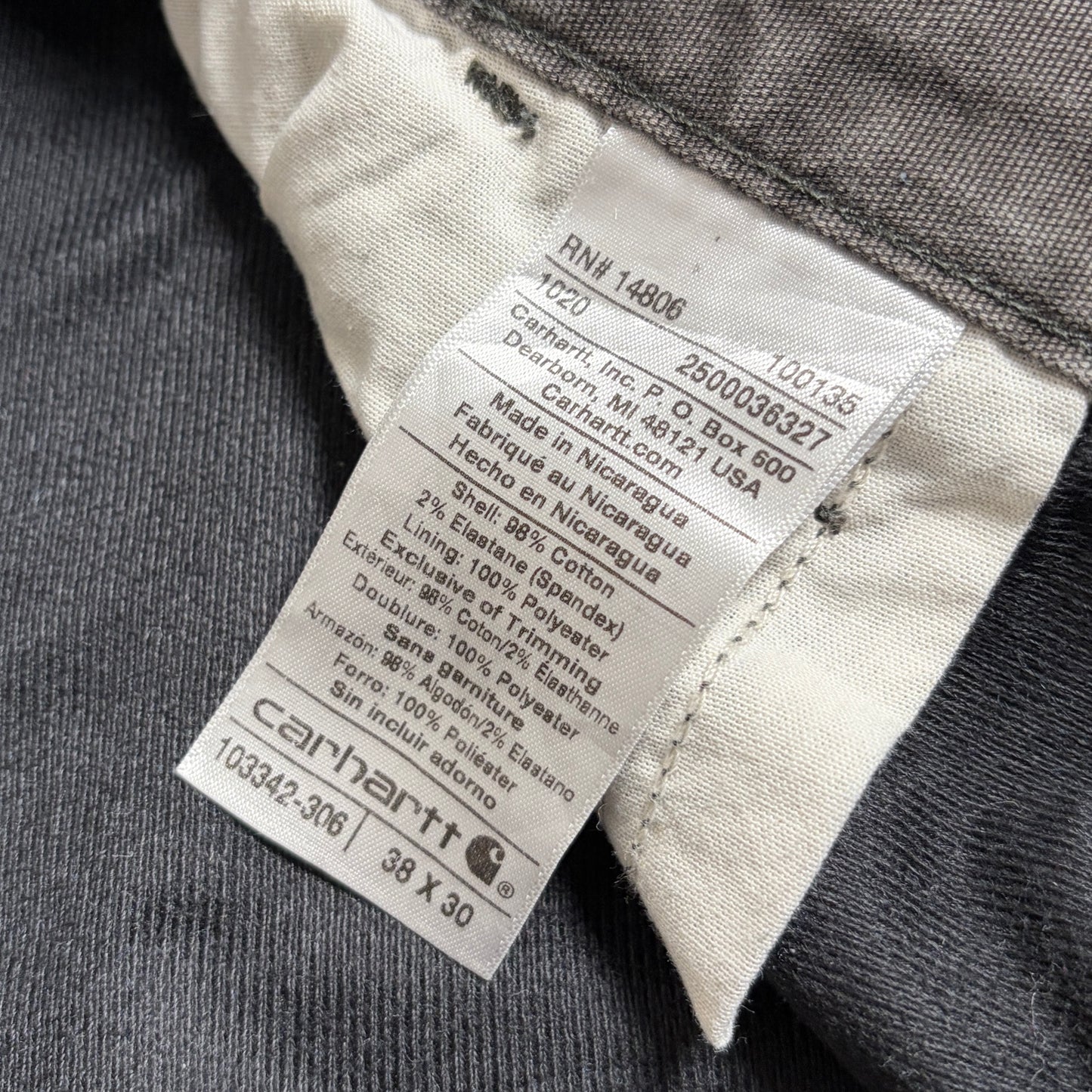 Carharttペインターパンツ総柄ニットストリートワーク古着