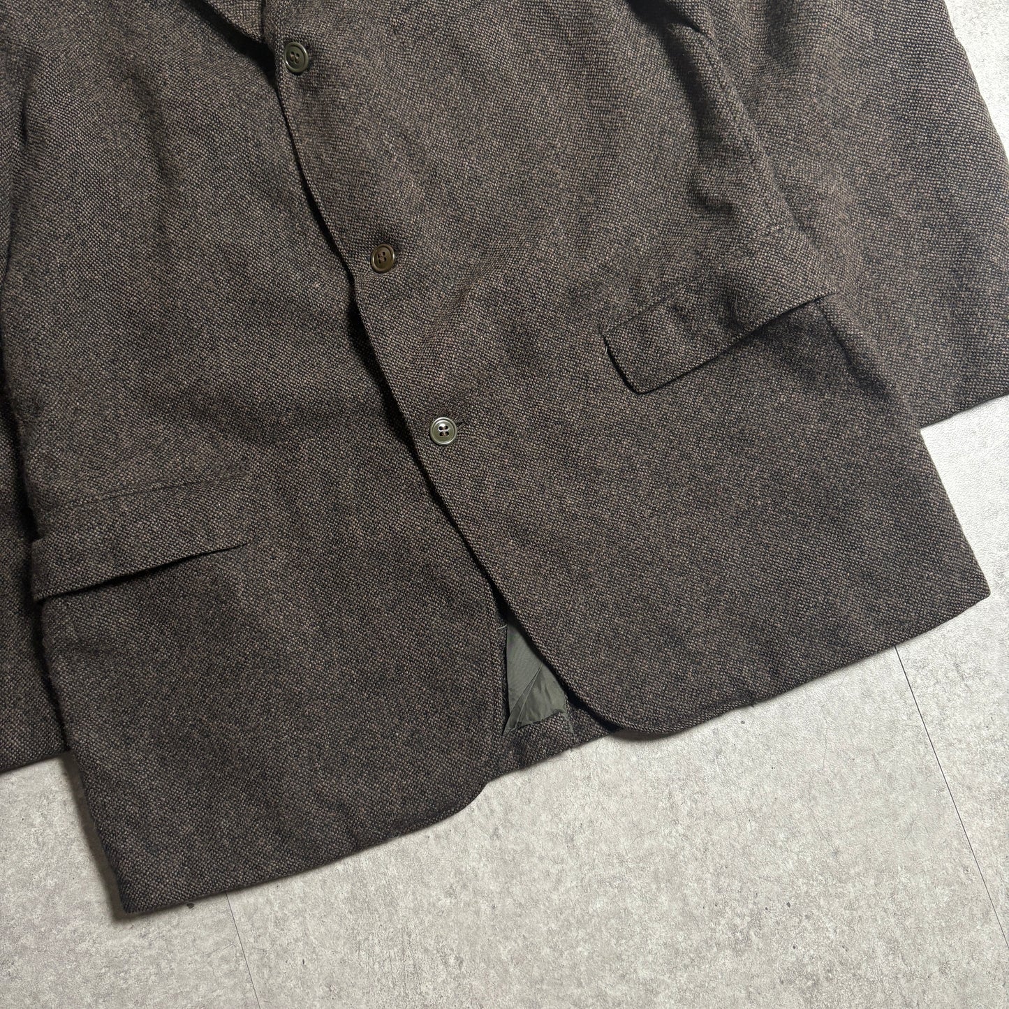 ハリスツィードシティボーイコーデ古着