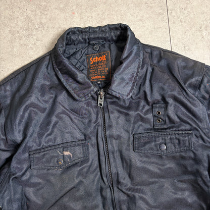 Schott N.Y.CPOLICETYPE9809-OG中綿ジャケットアメカジワークストリートコーデ