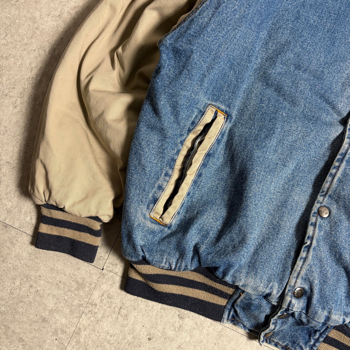 中綿スタジャンストリートコーデ古着