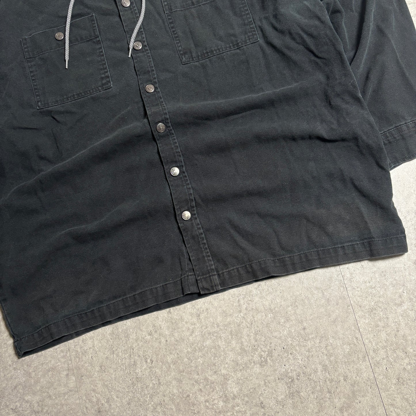 Wranglerシャツパーカー無骨ストリートコーデ古着