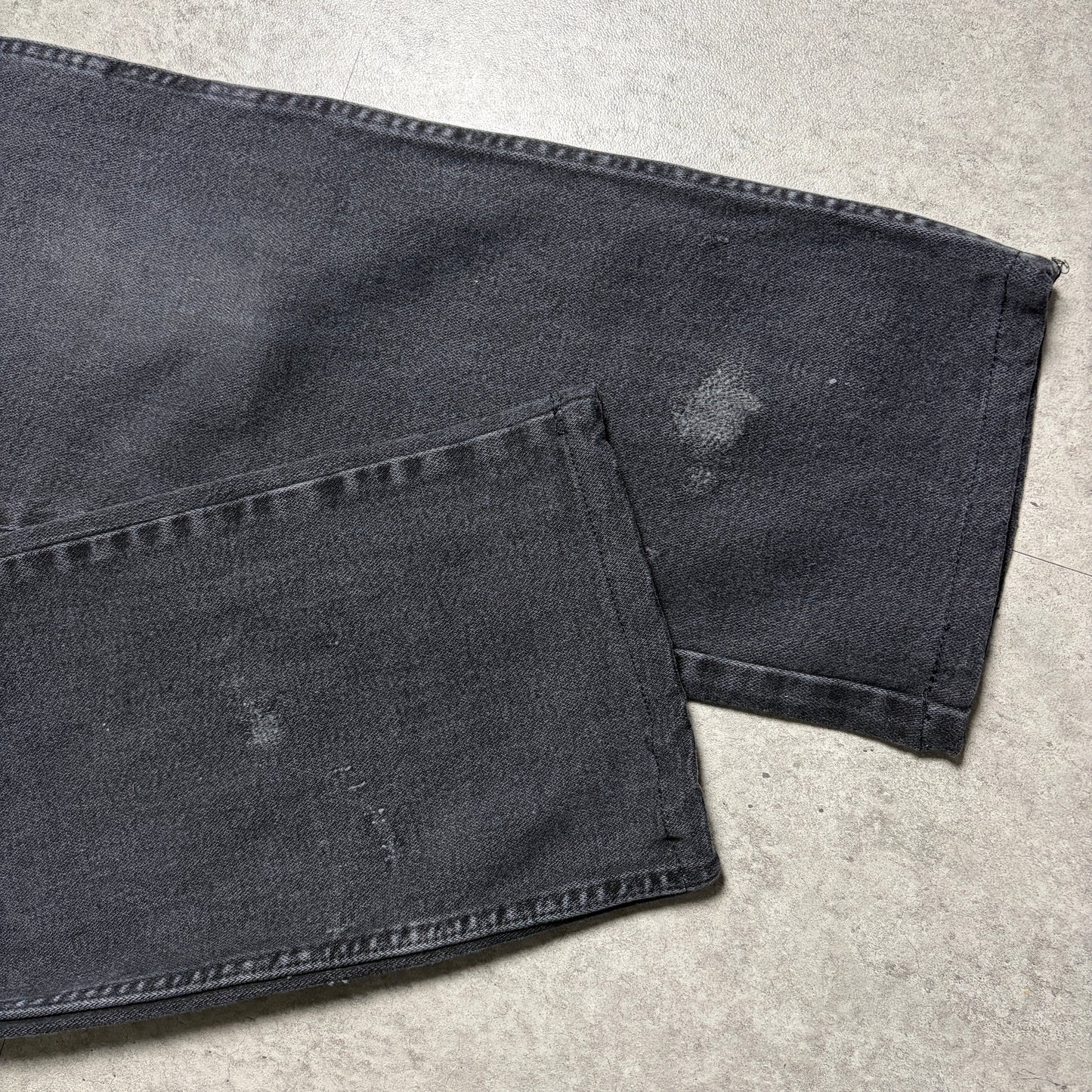 総柄ニットシティボーイコーデ古着デニム