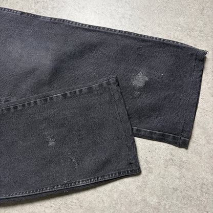 総柄ニットシティボーイコーデ古着デニム