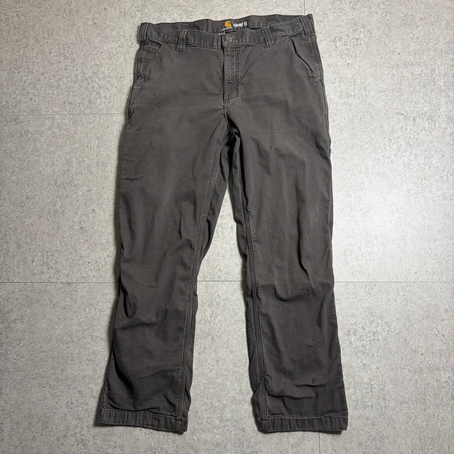 Carharttペインターパンツ総柄ニットストリートワーク古着