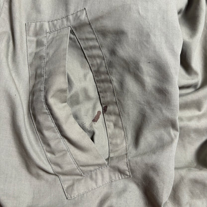 ハリントンジャケットベージュシティボーイコーデ古着