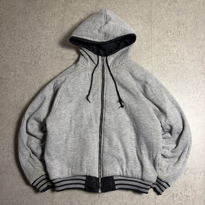 adidasリバーシブルパーカーコーデ古着