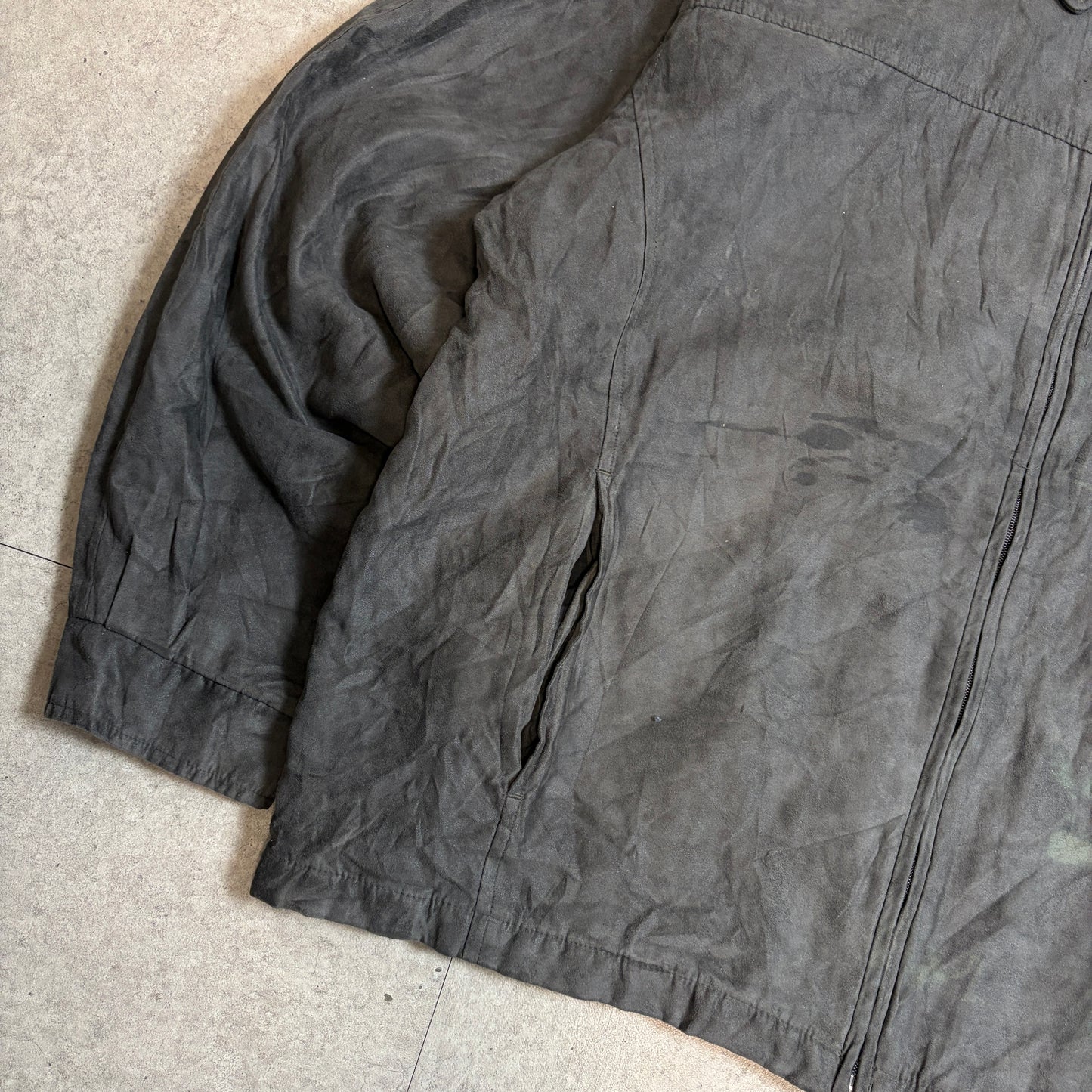 ハリントンジャケットシティボーイコーデ古着