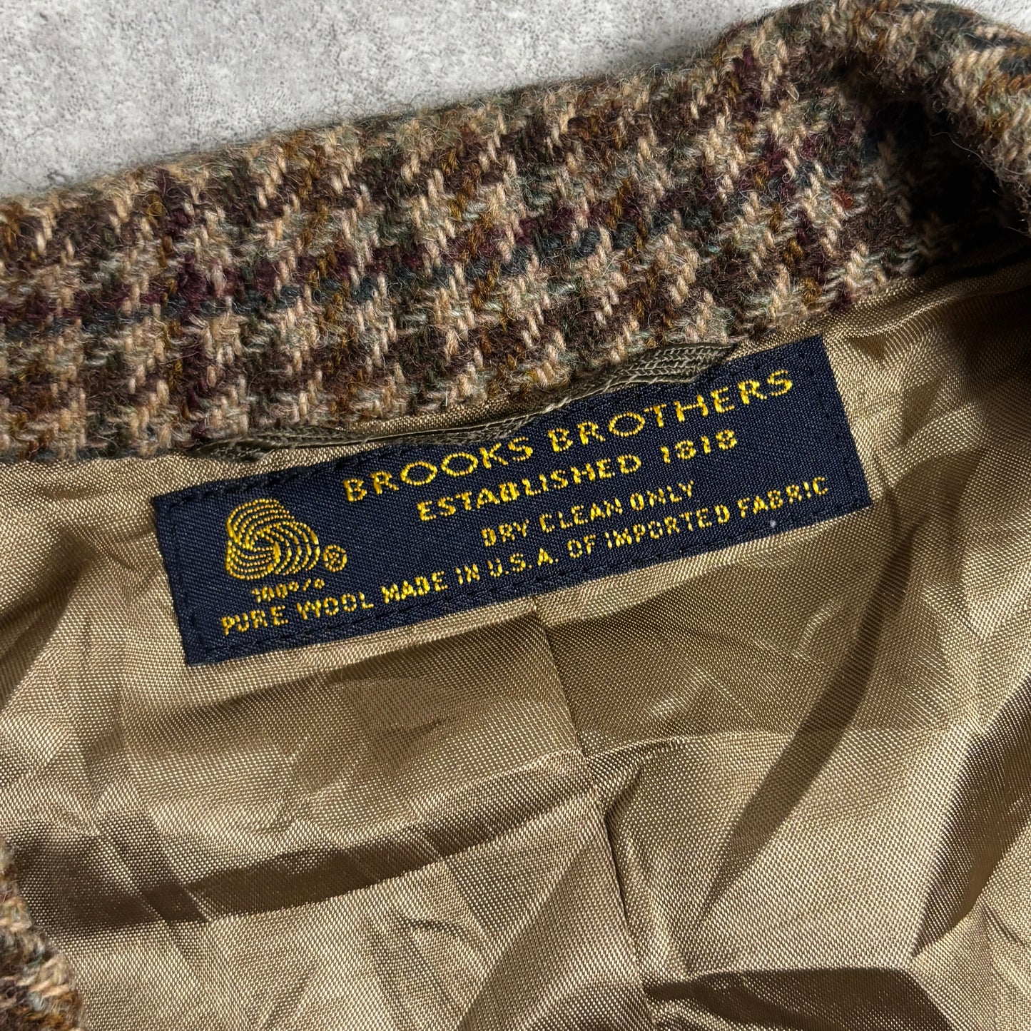 BROOKS BROTHERSガンクラブチェックシティボーイコーデ古着