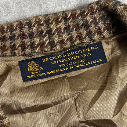 BROOKS BROTHERSガンクラブチェックシティボーイコーデ古着