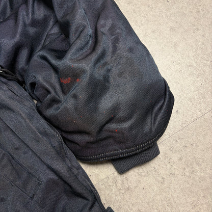 Schott N.Y.CPOLICETYPE9809-OG中綿ジャケットアメカジワークストリートコーデ