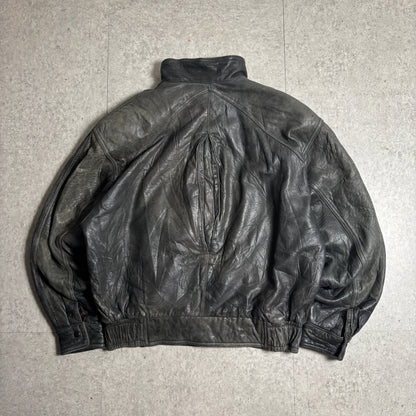 レザージャケットストリートコーデ古着