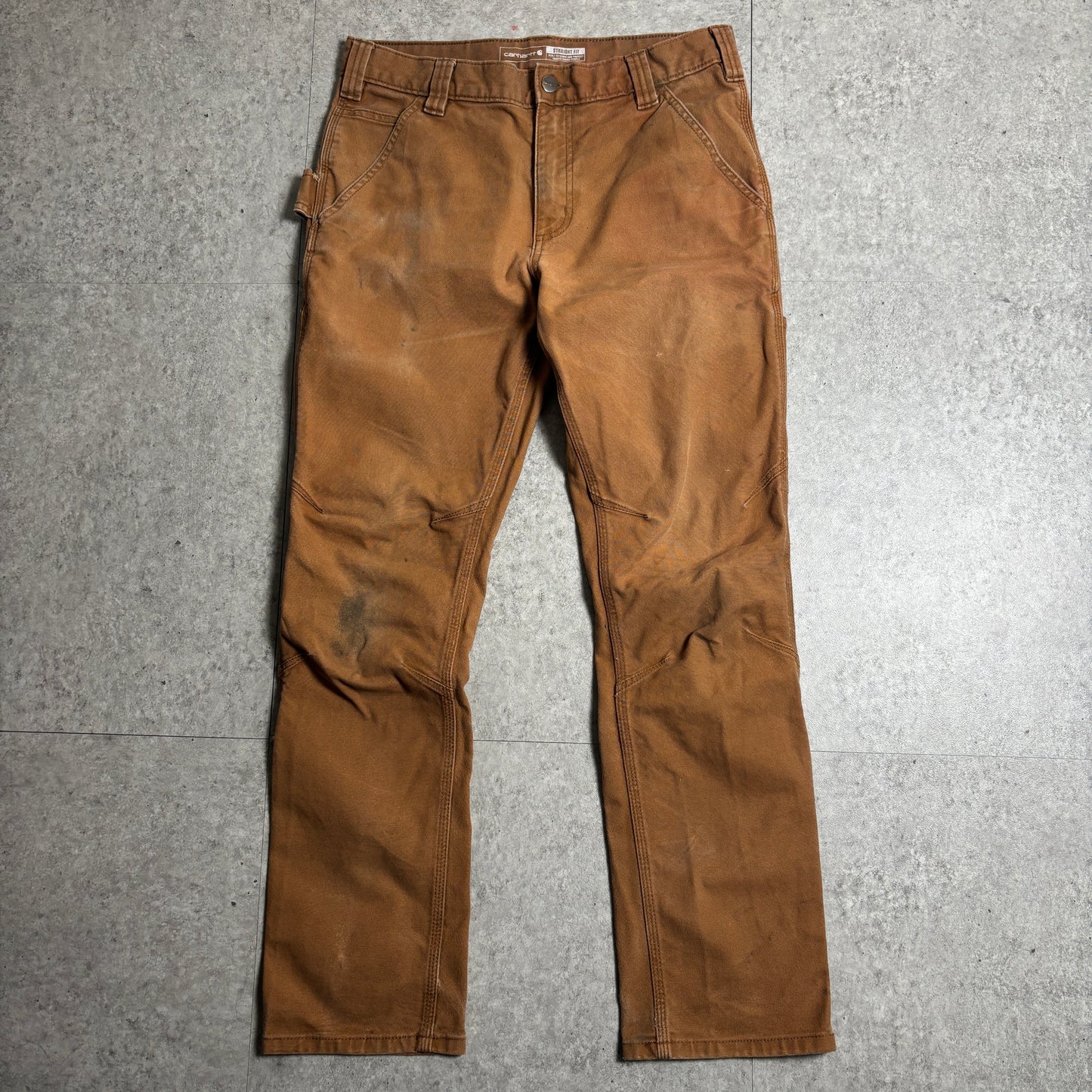 Carharttペインターパンツ総柄ニット古着