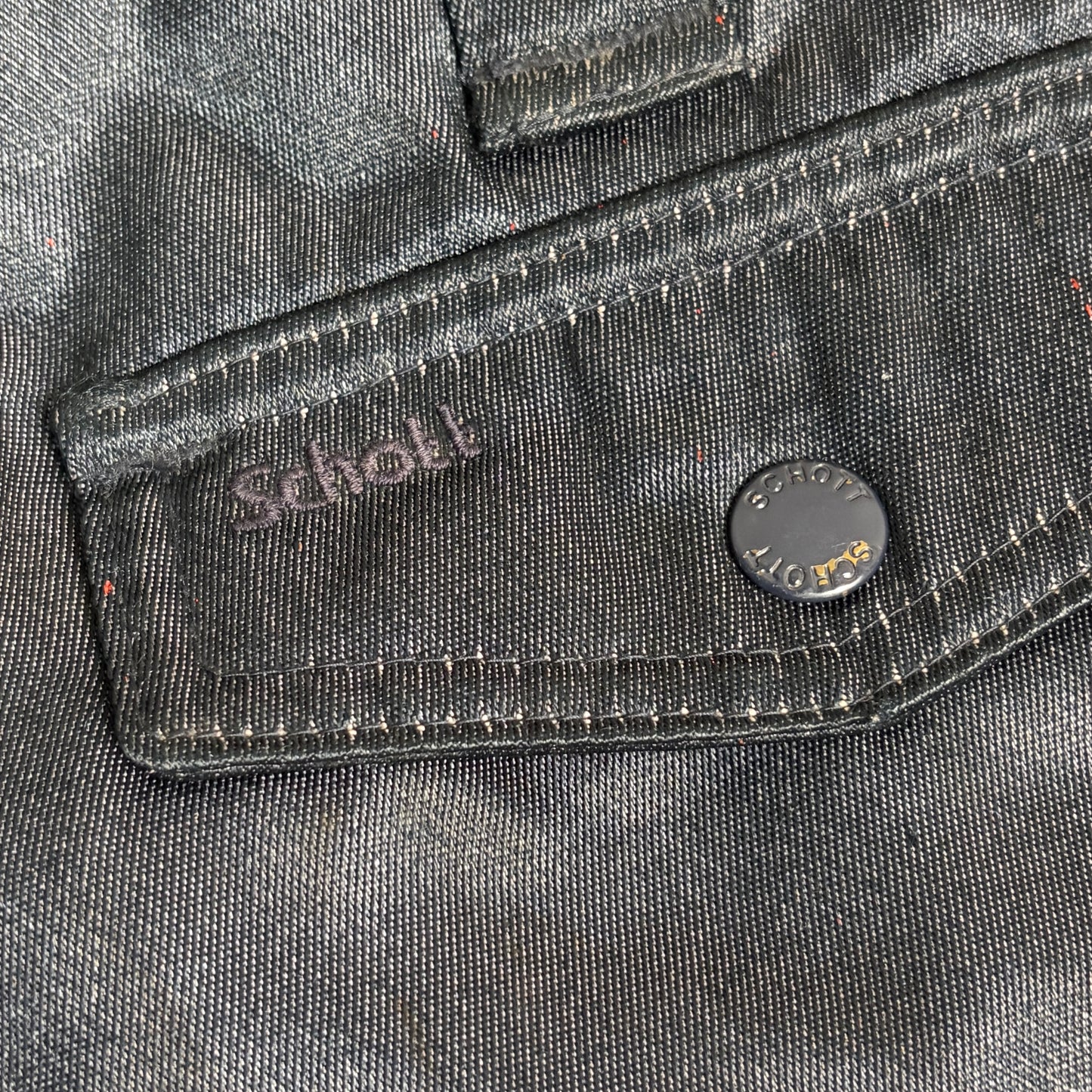 Schott N.Y.CPOLICETYPE9809-OG中綿ジャケットアメカジワークストリートコーデ