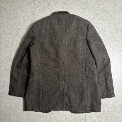 ハリスツィードシティボーイコーデ古着