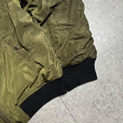 ワッペン付MA-1ストリートコーデ古着