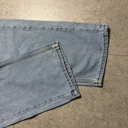 モヘアニットデニムシティボーイコーデ古着