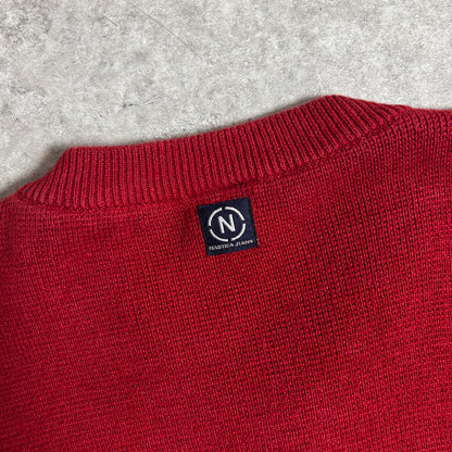 NAUTICAニットシティボーイコーデ古着