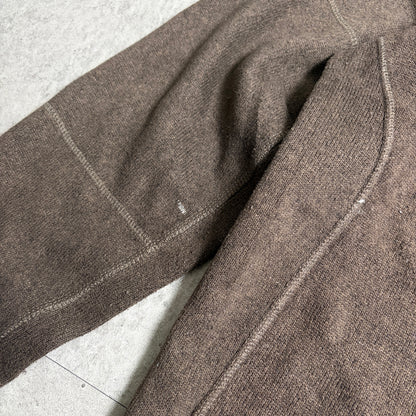 ハーフジップワークシティボーイコーデ古着