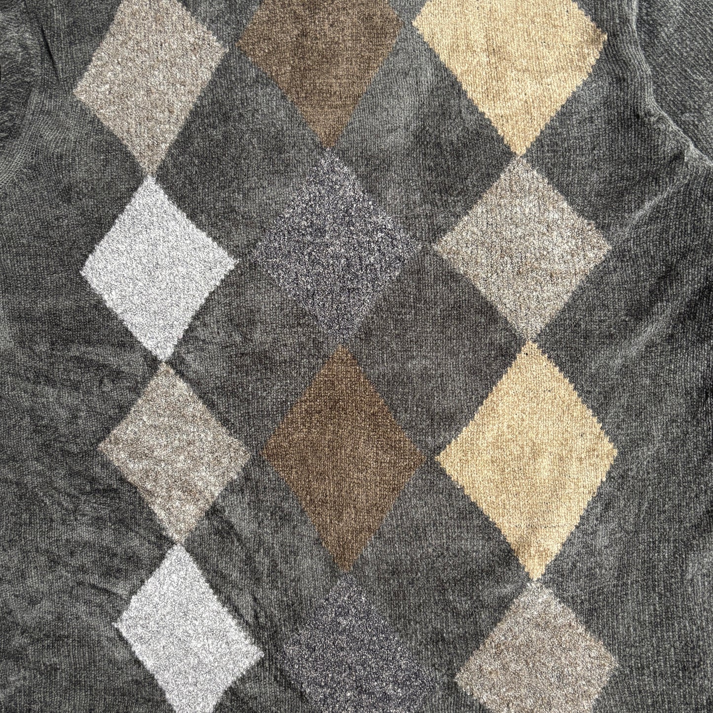 アーガイルニットシティボーイコーデ古着