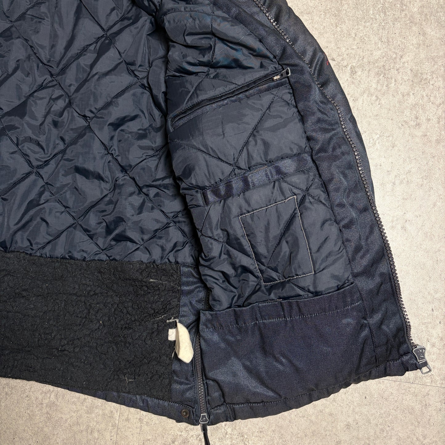 Schott N.Y.CPOLICETYPE9809-OG中綿ジャケットアメカジワークストリートコーデ