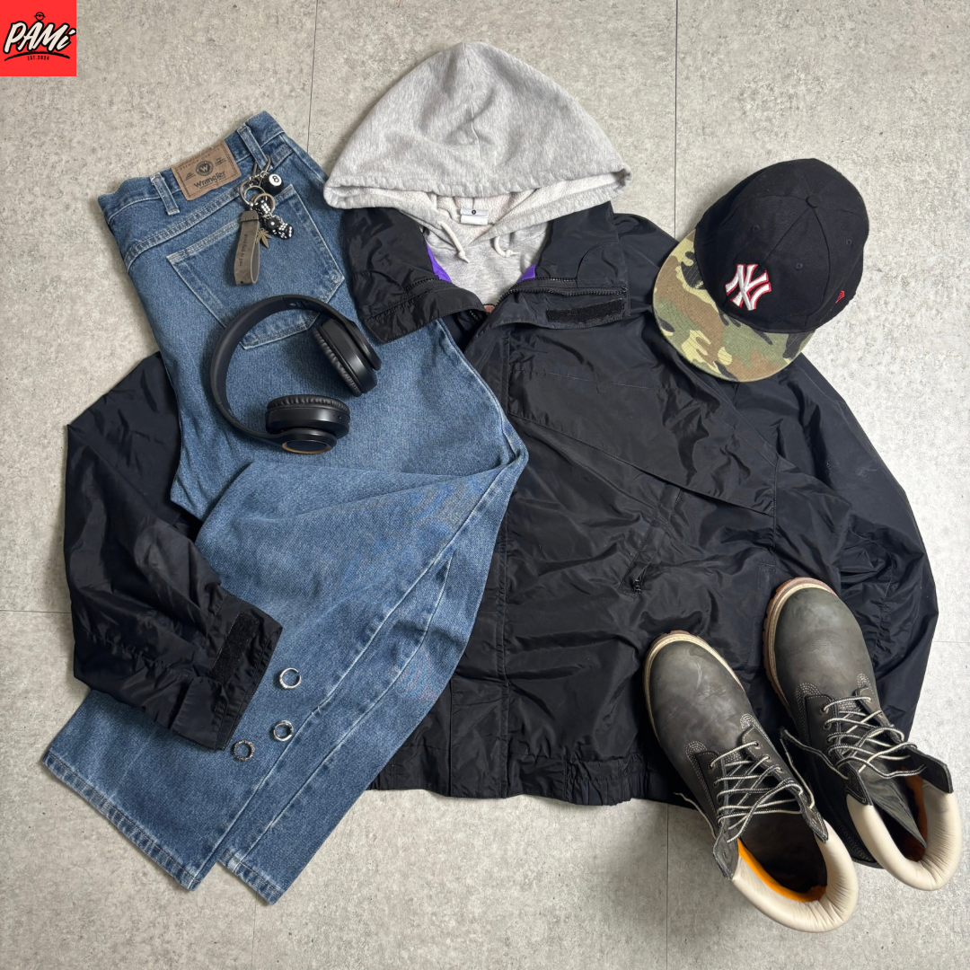 Colombiaアウトドアシティストリートコーデ古着