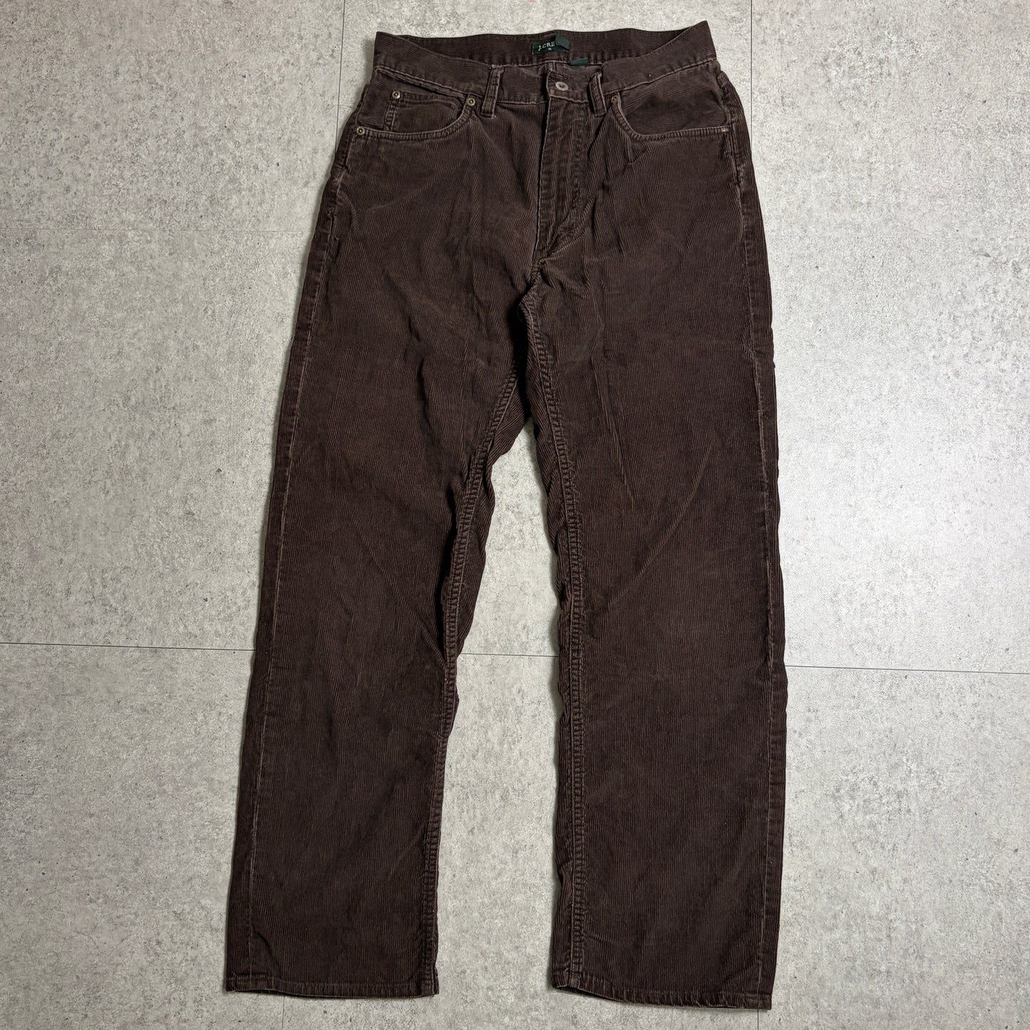 ニットカーデコーデュロイパンツコーデ古着