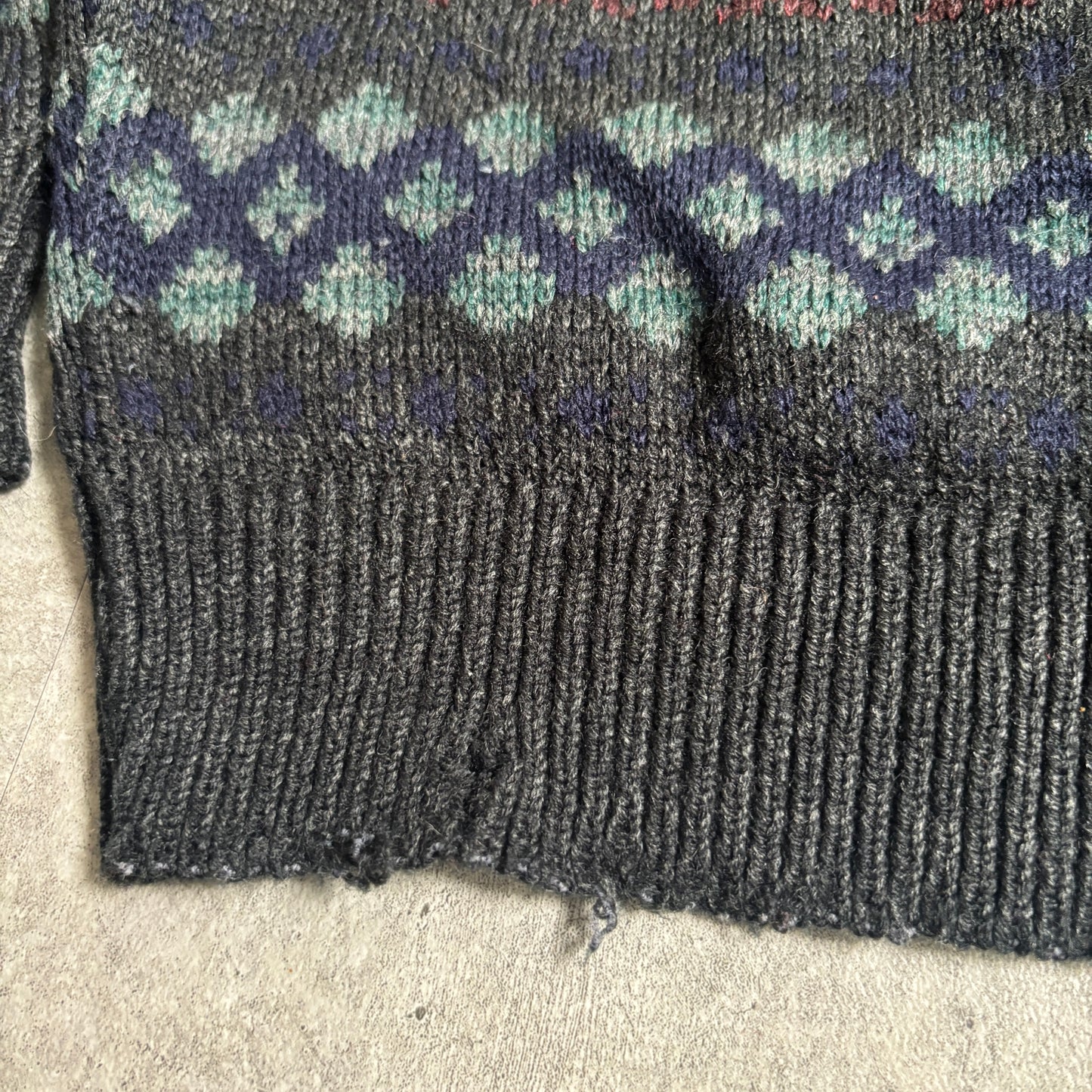 Carharttペインターパンツ総柄ニット古着