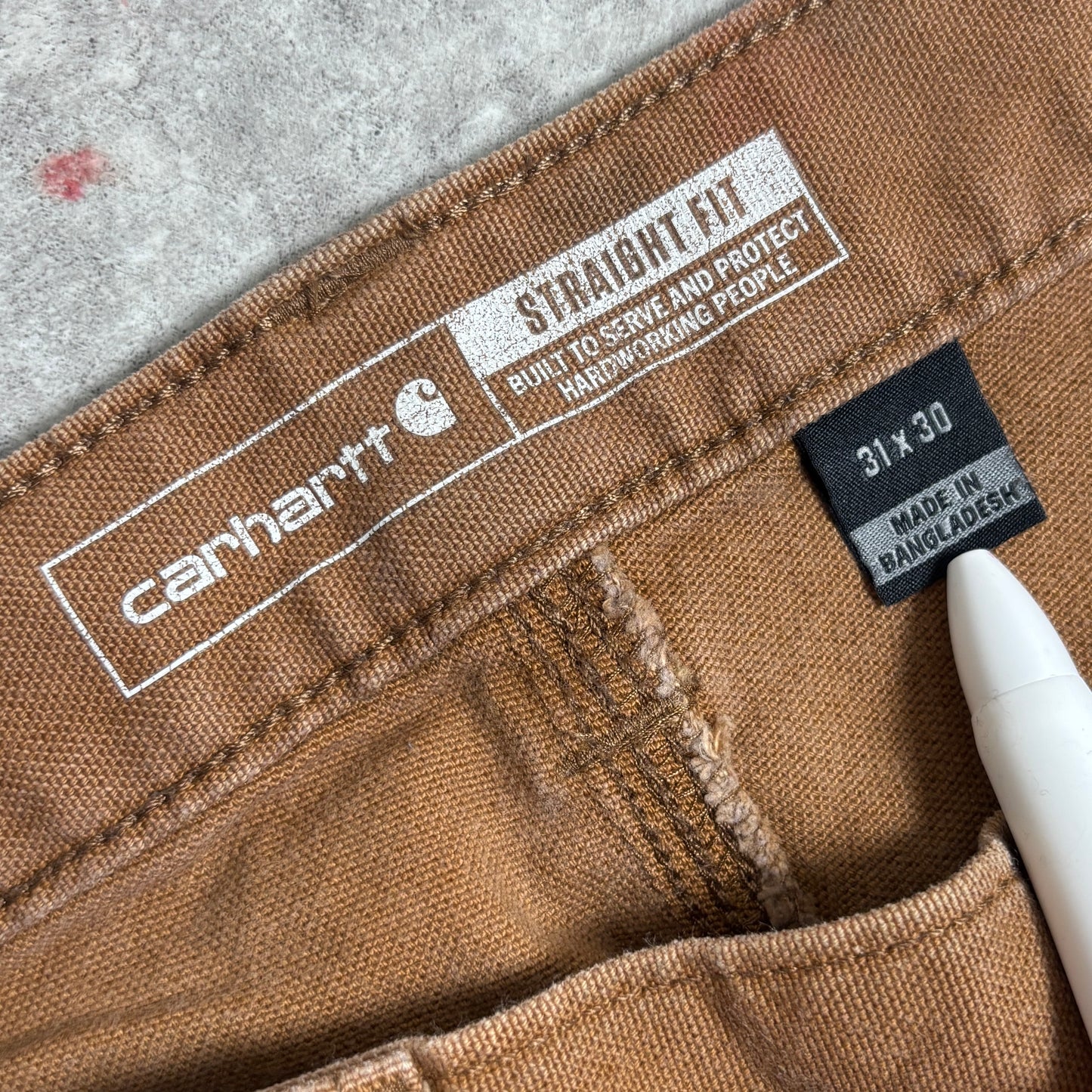 Carharttペインターパンツ総柄ニット古着