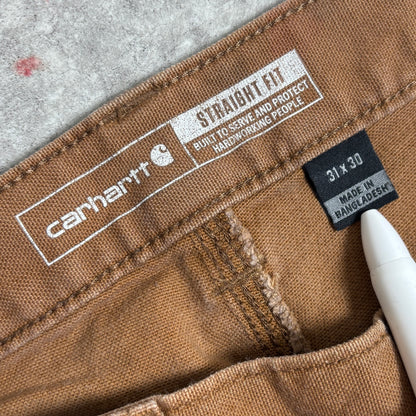 Carharttペインターパンツ総柄ニット古着