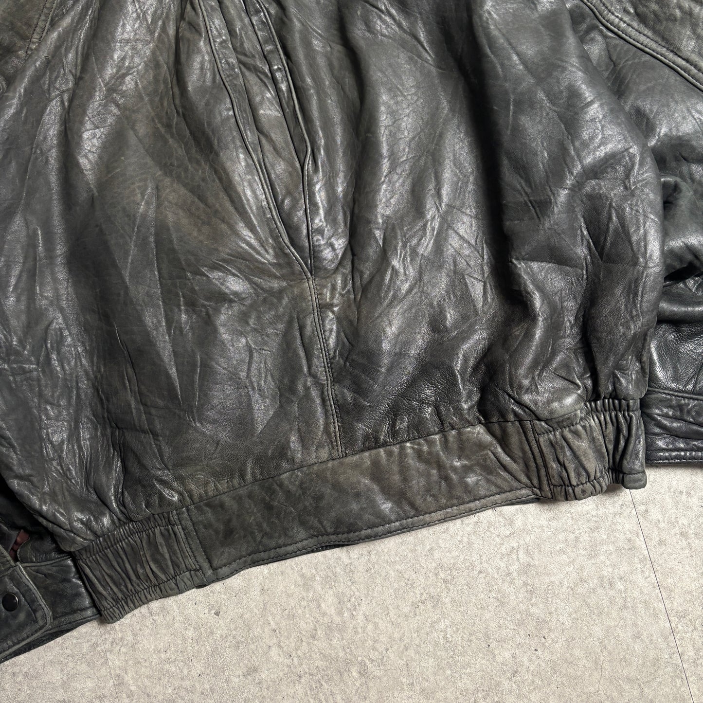 レザージャケットストリートコーデ古着