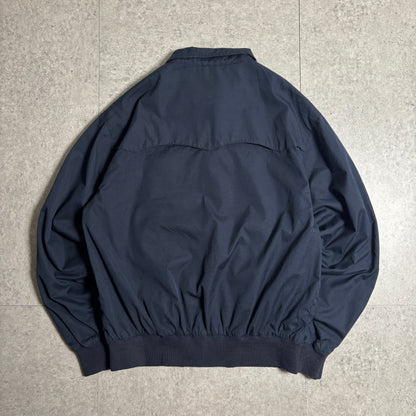 ハリントンジャケットネイビーシティボーイコーデ古着