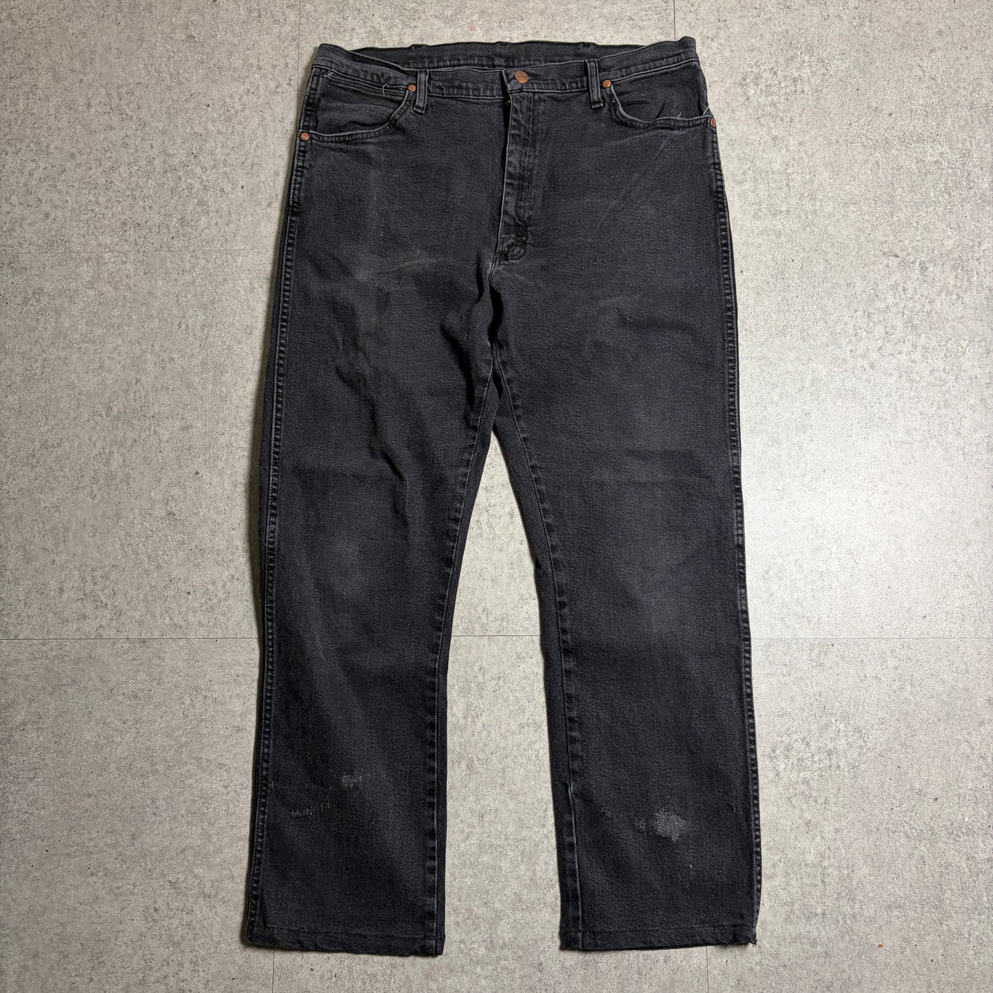 総柄ニットシティボーイコーデ古着デニム