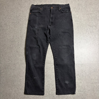 総柄ニットシティボーイコーデ古着デニム