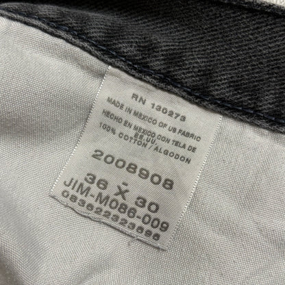 ナイロンプルオーバーブラックデニムストリートコーデ古着