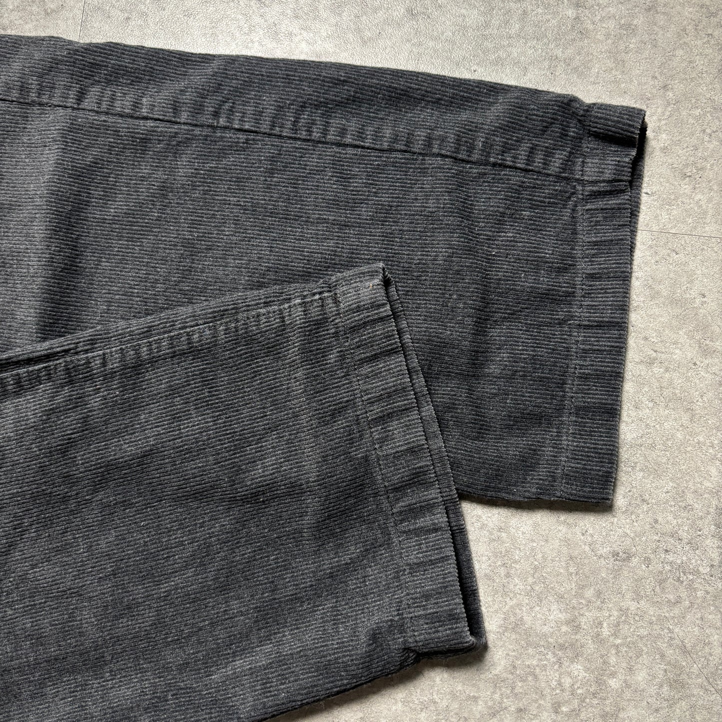 シルク切替スウェットストリートコーデ古着