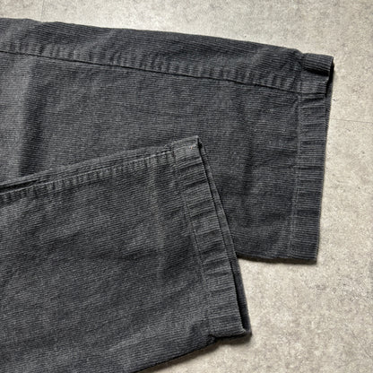 シルク切替スウェットストリートコーデ古着