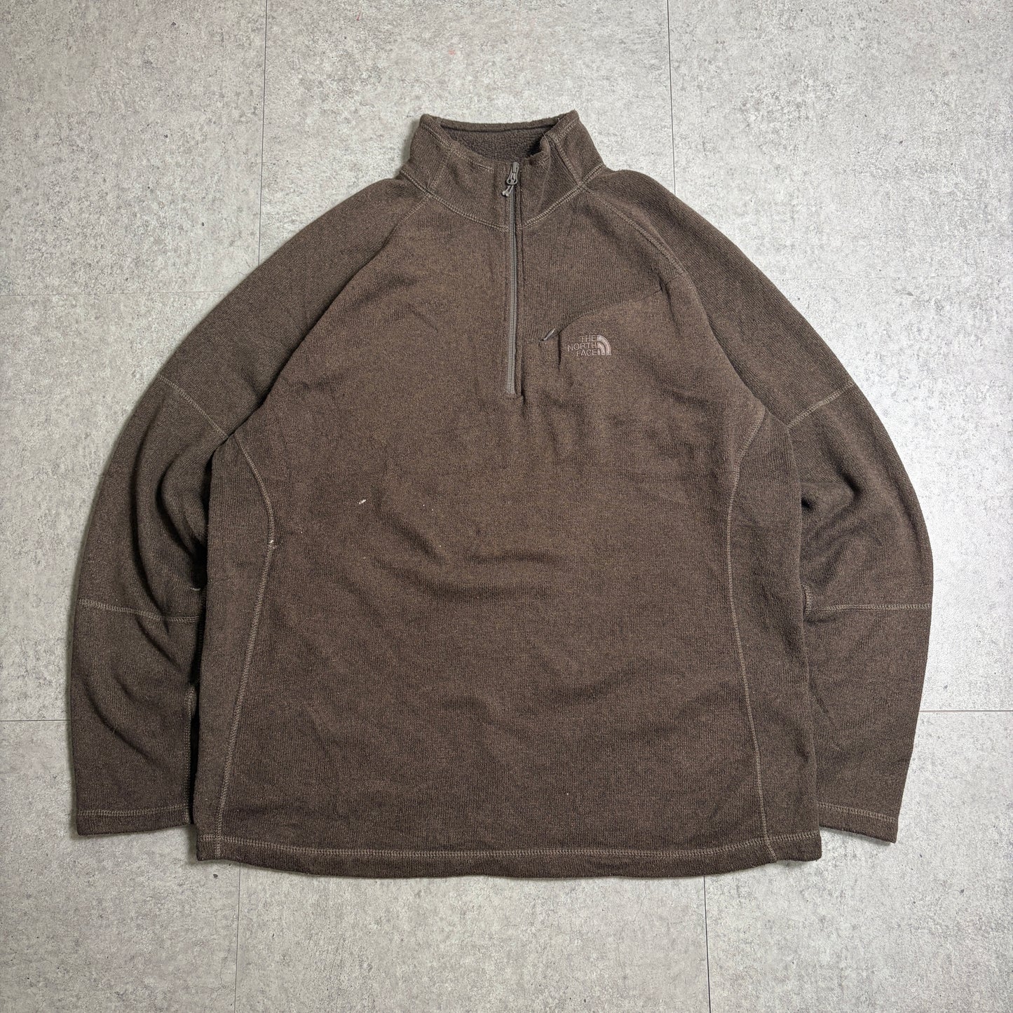 ハーフジップワークシティボーイコーデ古着