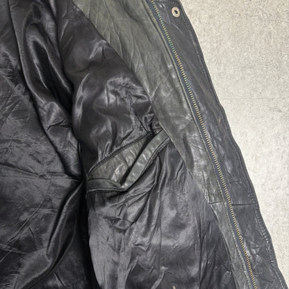 レザージャケットストリートコーデ古着