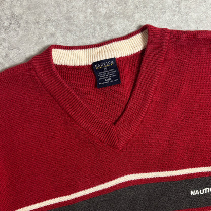 NAUTICAニットシティボーイコーデ古着