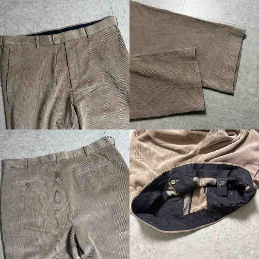 ニットコーデュロイパンツコーデ古着