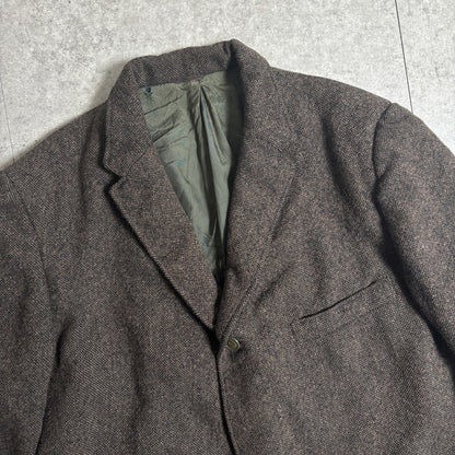 ハリスツィードシティボーイコーデ古着