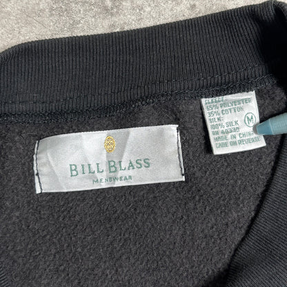 シルク切替スウェットストリートコーデ古着