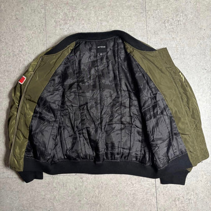 ワッペン付MA-1ストリートコーデ古着